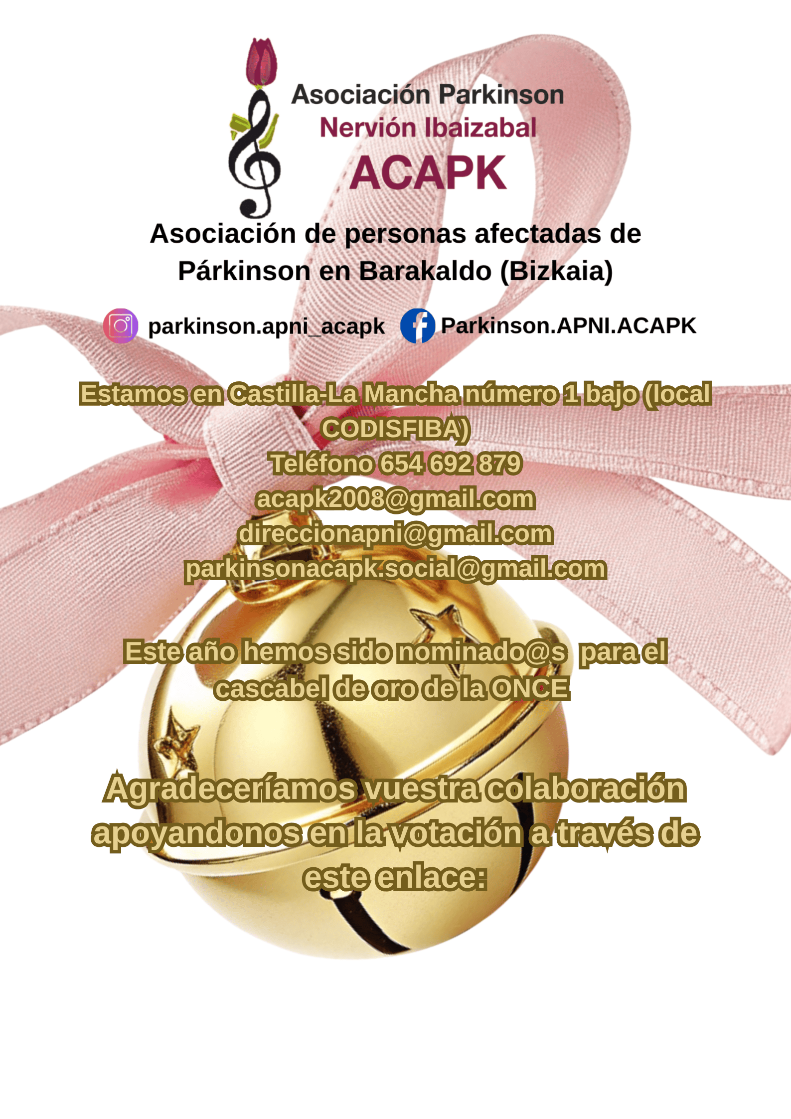 Nominados «Cascabel de Oro» de la ONCE Bizkaia 2025